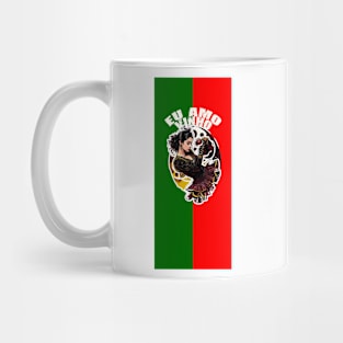 flamengo woman Eu amo vinho "i love vine" themed graphic design Mug